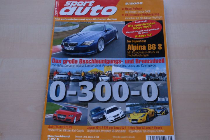 Deckblatt Sport Auto (05/2008)
